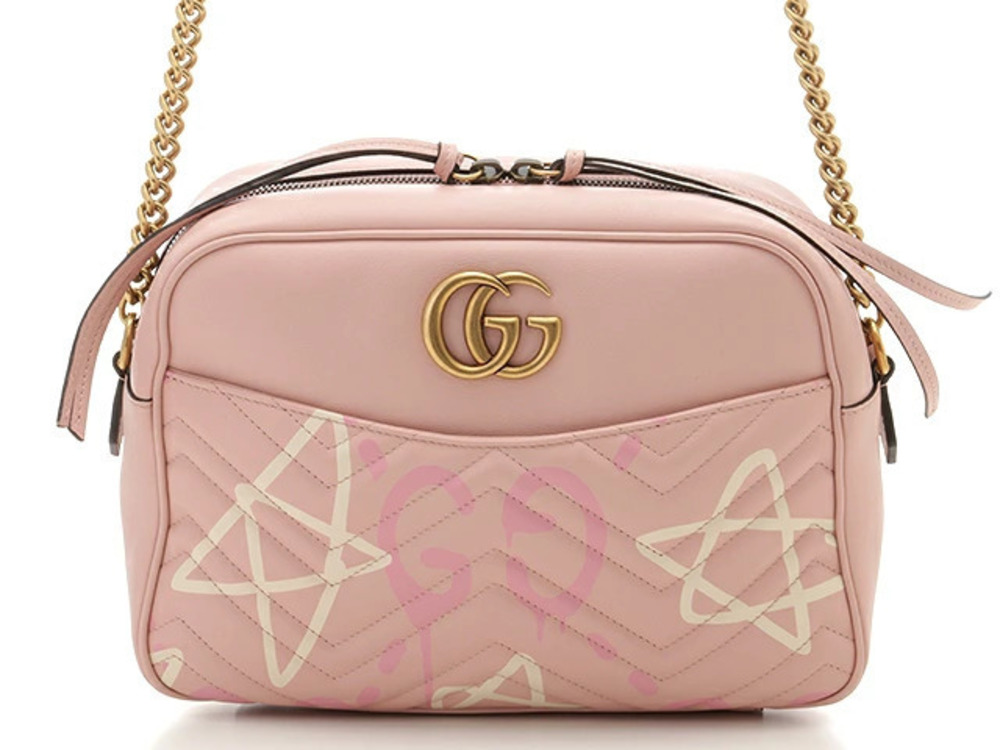 Gucci Chain Shoulder Bag Ghost Calfskin